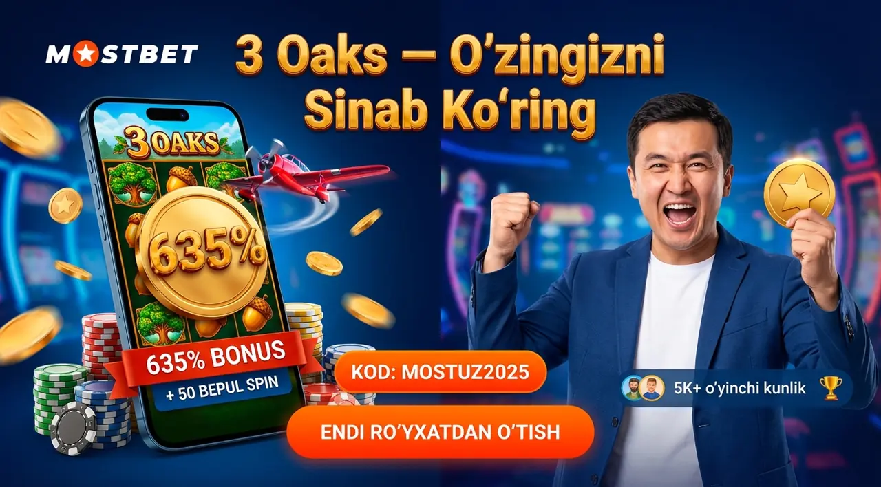 3 Oaks slot O'zbekiston